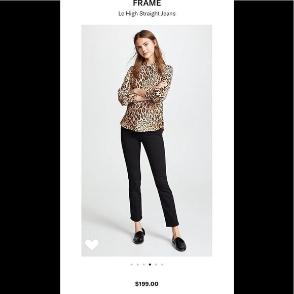 FRAME Le High Straight Jeans size 32 - Picture 9 of 12